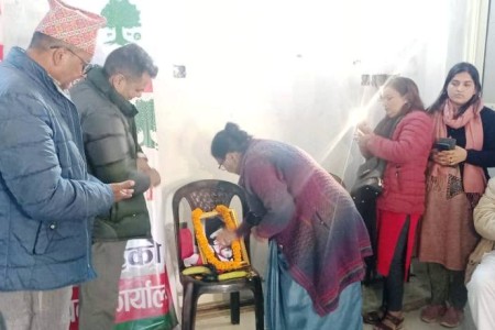 कांग्रेस सभापति उम्मेदवार गौडेल समूहले खोल्यो सम्पर्क कार्यालय